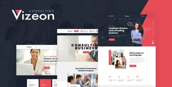 Vizeon v1.0.1 - Business Consulting WordPress Themes