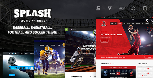 Splash v4.1 - Sport WordPress Theme