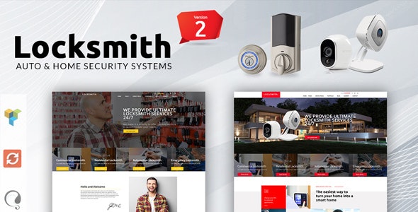 Locksmith v3.5 - Security Systems WordPress Theme