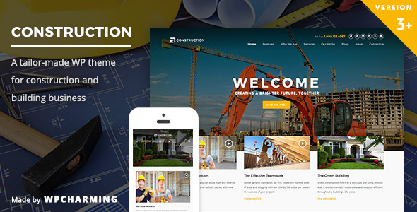 Construction v3.3 - WP Construction, Building Business