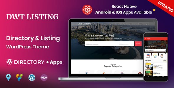 DWT Listing v3.1.3 - Directory & Listing WordPress Theme
