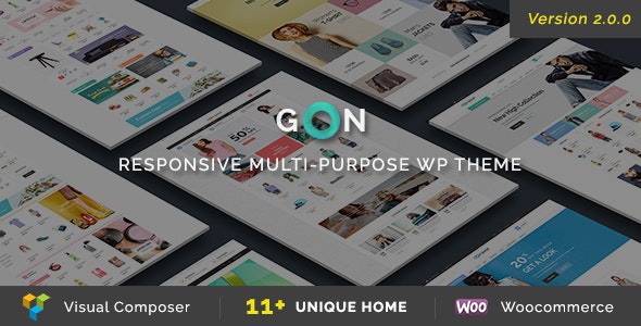 Gon v2.0.6 - Responsive Multi-Purpose Theme