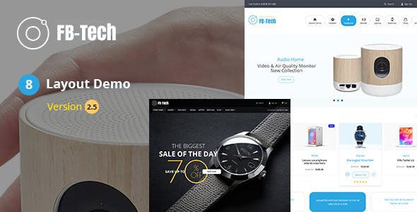 FB-Tech v2.8 - Digital RTL WooCommerce Theme