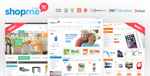ShopMe v1.5.3 - Woocommerce WordPress Theme