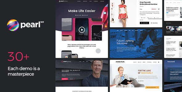 Pearl WP v3.1.5 - Corporate Business WordPress Theme