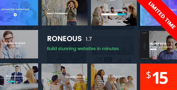 Roneous v1.7.8 - Creative Multi-Purpose WordPress Theme