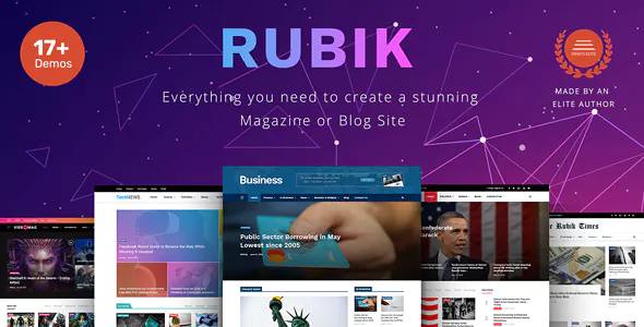 Rubik v1.9 - A Perfect Theme for Blog Magazine Website