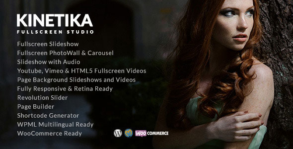 Kinetika v5.6 - Fullscreen Photography Theme