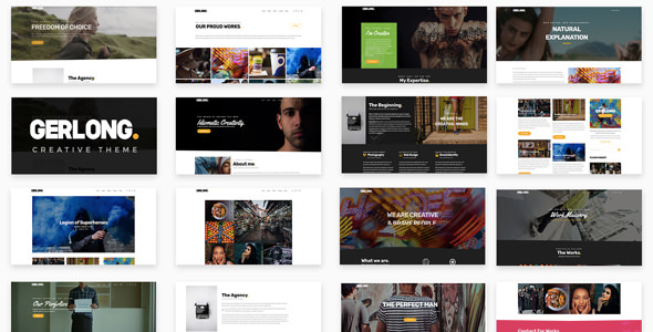 Gerlong v1.1.4 - Responsive One Page & Multi Page Theme