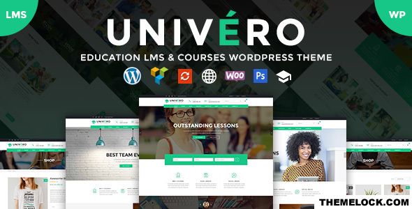 Univero v1.8 - Education LMS & Courses WordPress Theme