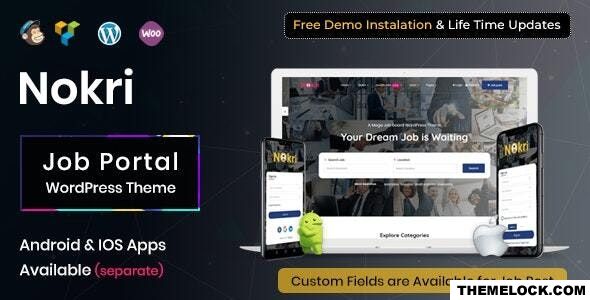 Nokri v1.3.2 - Job Board WordPress Theme