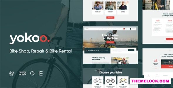 Yokoo v1.0 - Bike Shop & Rental WordPress Theme