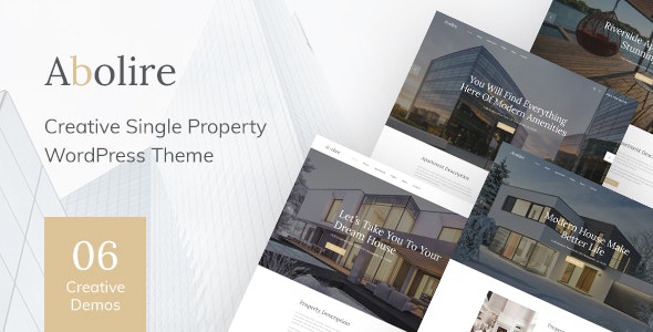 Abolire v1.0.7 - Single Property WordPress Theme