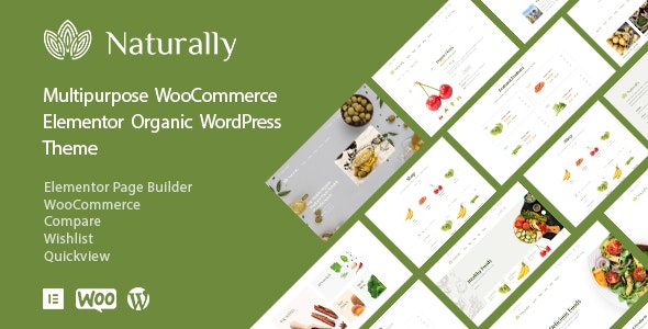 Naturally v1.0.4 - Organic Food & Market WooCommerce Theme