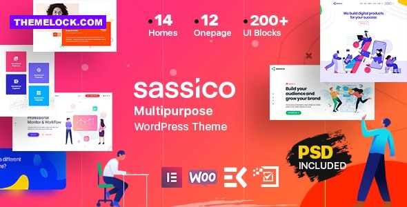 Sassico v1.9 - Multipurpose Saas Startup Agency WordPress Theme