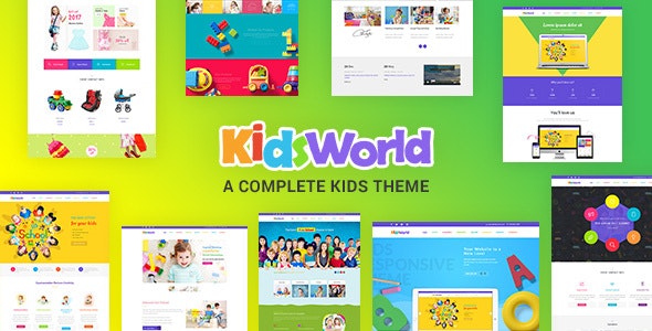 Kids Heaven v2.1 - Children WordPress Theme