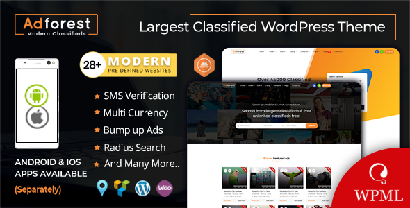 AdForest v4.3.4 - Classified Ads WordPress Theme