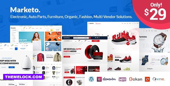 Marketo v2.1 - ECommerce & Multivendor Theme