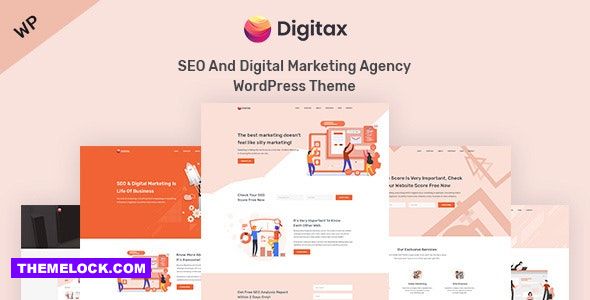 Digitax v1.0.6 - SEO & Digital Marketing Agency WordPress Theme