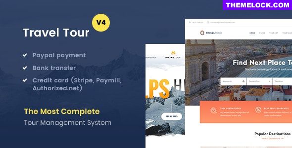 Travel Tour v4.2.0 - Tour Booking, Travel Booking Theme