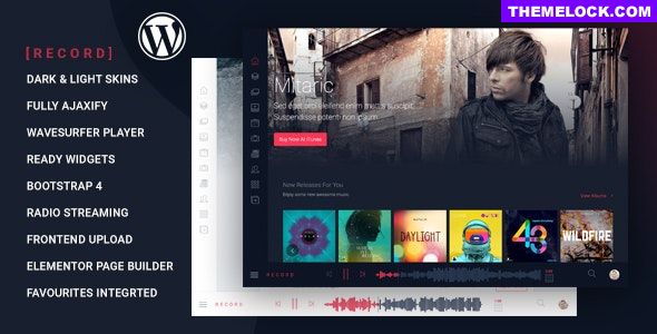Rekord v1.3.7 - Ajaxify Music - Events - Podcasts Multipurpose WordPress Theme