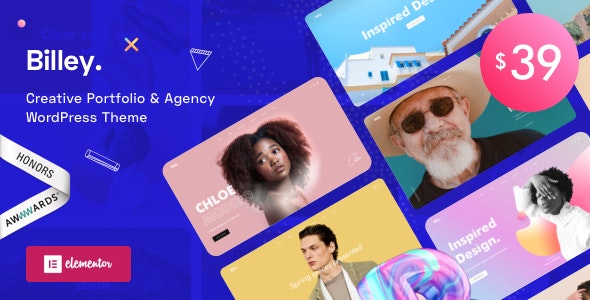 Billey v1.0.7 - Creative Portfolio & Agency WordPress Theme