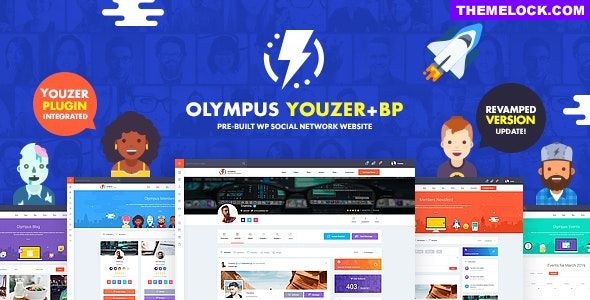 Olympus v3.0 - Powerful BuddyPress Theme for Social Networking