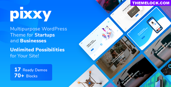 Pixxy v1.1.2 - App, Software & SaaS Startup WordPress