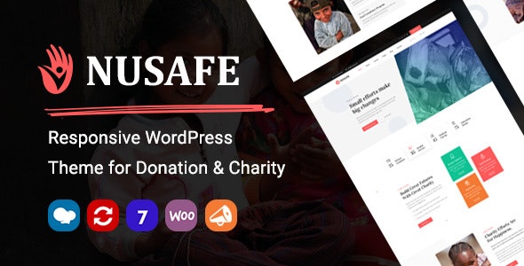 Nusafe v1.0 - Responsive WordPress Theme for Donation & Charity