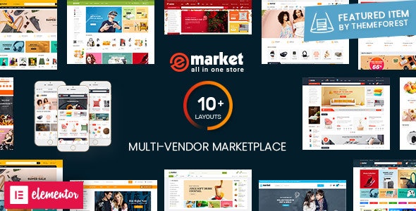 eMarket v2.3.0 - Multi Vendor MarketPlace WordPress Theme