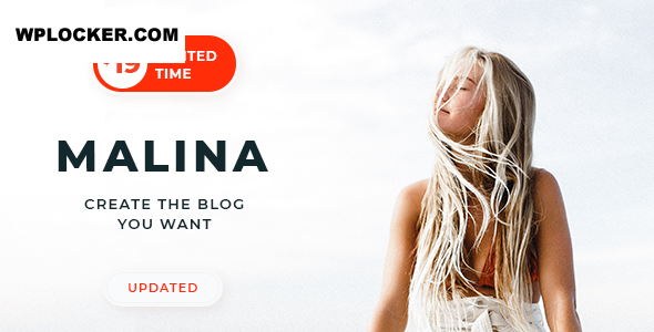 Malina v1.9.4.5 - Personal WordPress Blog Theme