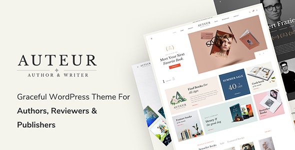 Auteur v4.7 – WordPress Theme for Authors and Publishers