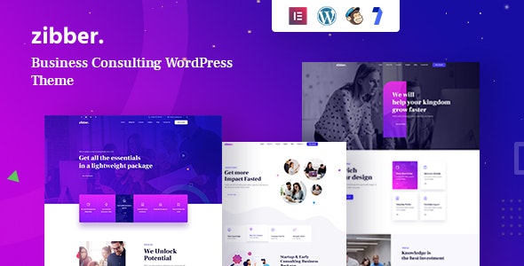 Zibber v1.0.6 - Consulting Business WordPress Theme + RTL