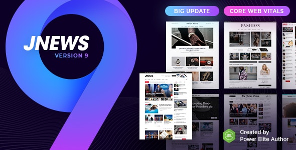 JNews v9.0.4 - WordPress Newspaper Magazine Blog AMP