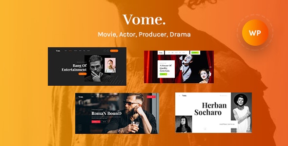 Vome v1.0.6 - Multipurpose Film Studio Movie Production WordPress Theme