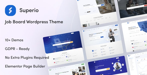 Superio v1.1.3 – Job Board WordPress Theme