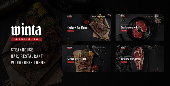 Winta v1.0 - Steakhouse Restaurant WordPress Theme