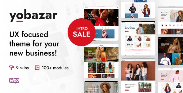 Yobazar v1.0.5 - Elementor WooCommerce WordPress Theme