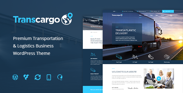 Transcargo v2.7 - Logistics &amp; Transportation WP Theme