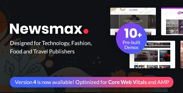 Newsmax v4.0 - Multi-Purpose News &amp; Magazine Theme