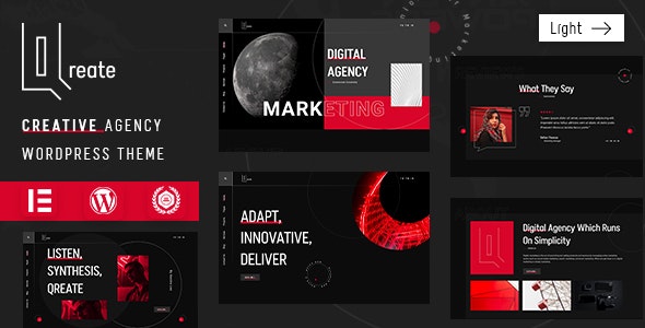 Qreate v1.1.1 - Creative Agency WordPress Theme