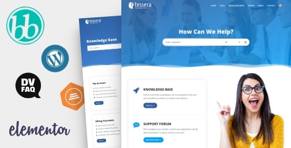 Tessera v2.4.2 - Knowledge Base &amp; Support Forum WordPress Theme