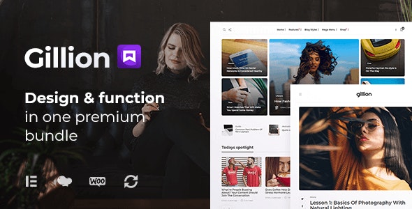 Gillion v4.1 - Multi-Concept Blog/Magazine &amp; Shop WordPress Theme