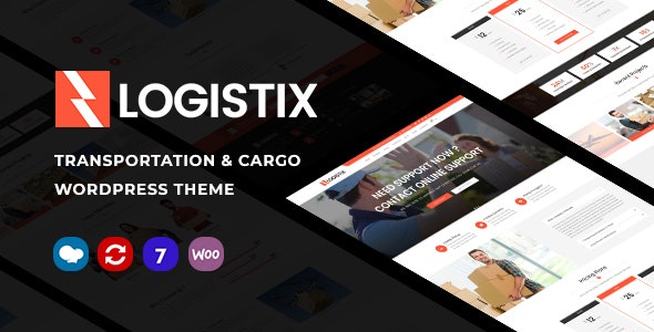 Logistix v1.15 - Responsive Transportation WordPress Theme