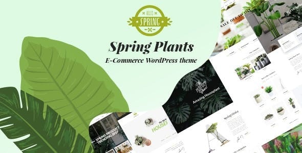 Spring Plants v2.9 - Gardening &amp; Houseplants WordPress Theme