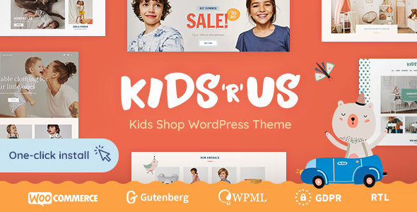 Kids R Us v1.0.5 - Toy Store and Kids Clothes Shop Theme