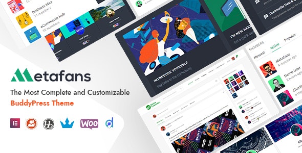 MetaFans v2.5 - Community &amp; Social Network BuddyPress Theme