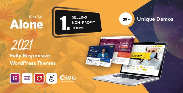 Alone v7.2 - Charity Multipurpose Non-profit WordPress Theme