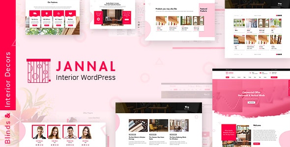 Jannal v2.1 - Windows Curtains &amp; Doors Service WordPress Theme