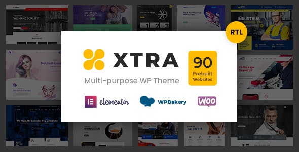 XTRA v4.3.5 - Multipurpose WordPress Theme + RTL